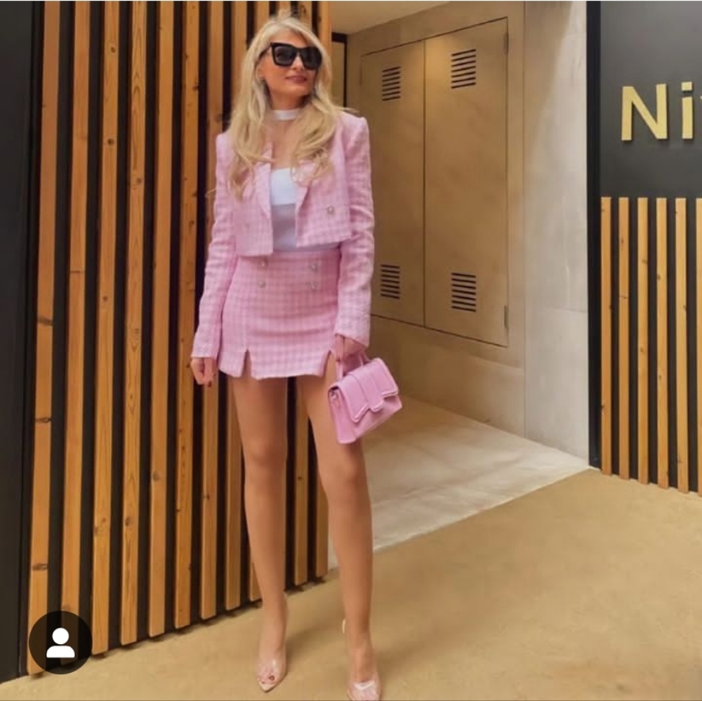 Zara 2pcs Cropped blazer + skort - Picture 12 of 16